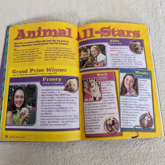 Disney Adventures Magazine 2002 Spider-Man Kim Possible SpongeBob - Picture 6 of 11